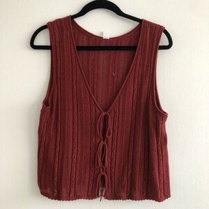 Old Navy Terracotta Sleeveless Knit Tank